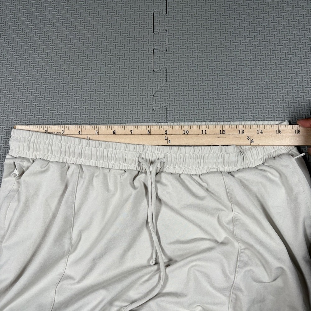 Alo Yoga Conquer Revitalize Pant Mens Large Beige Drawstring Jogger Gym - Picture 5 of 10